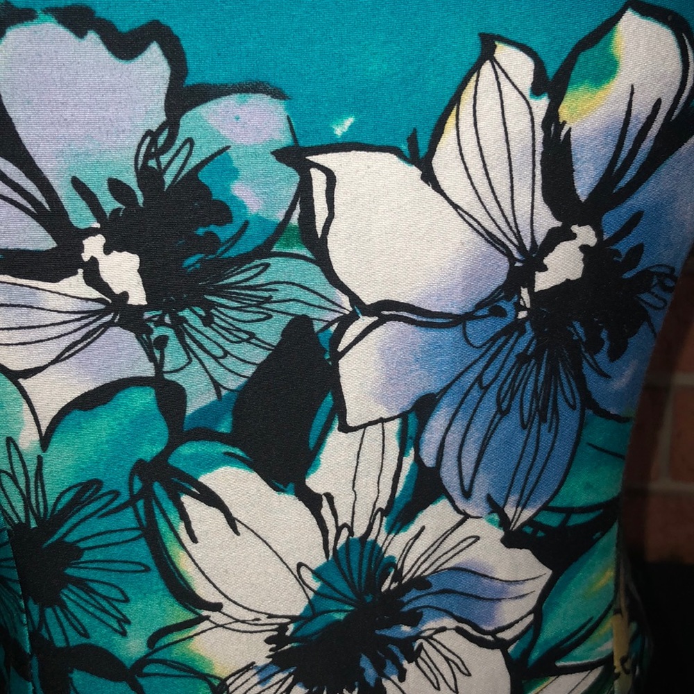 🤍DRESS BARN🤍FLORAL DRESS WITH CRINOLINE HEM🤍 - Picture 6 of 7